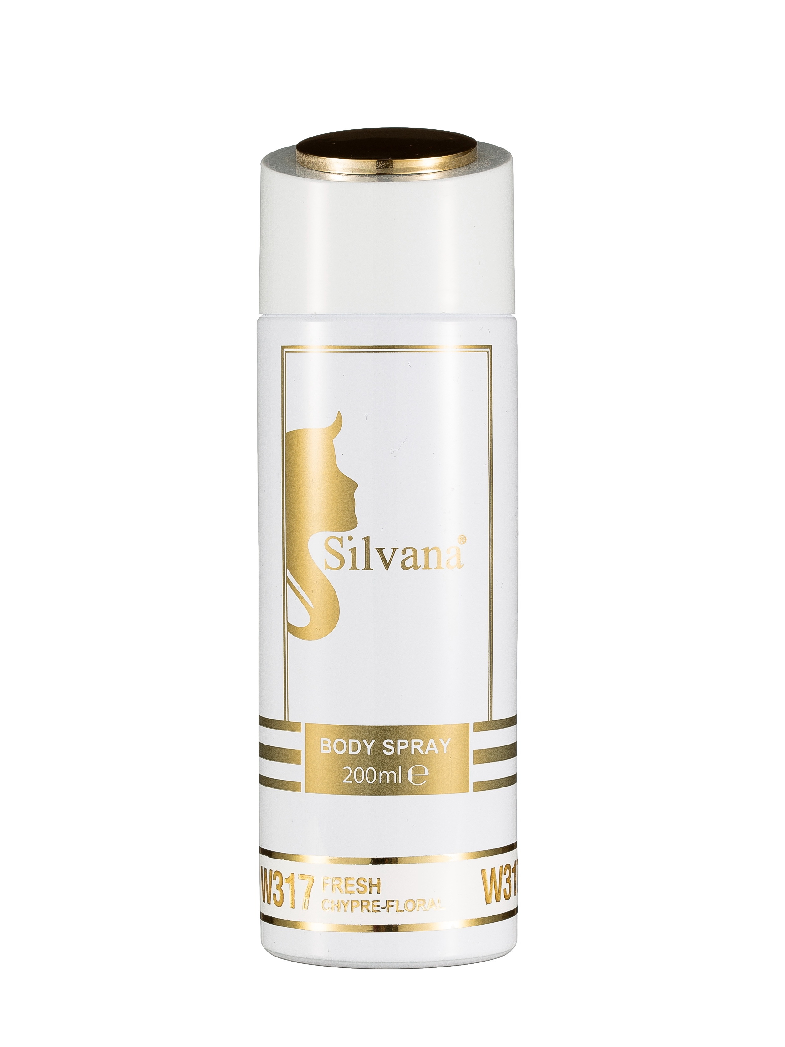DW317 Парфюмированный дезодорант-спрей для тела Silvana W317 Fresh , 200ml